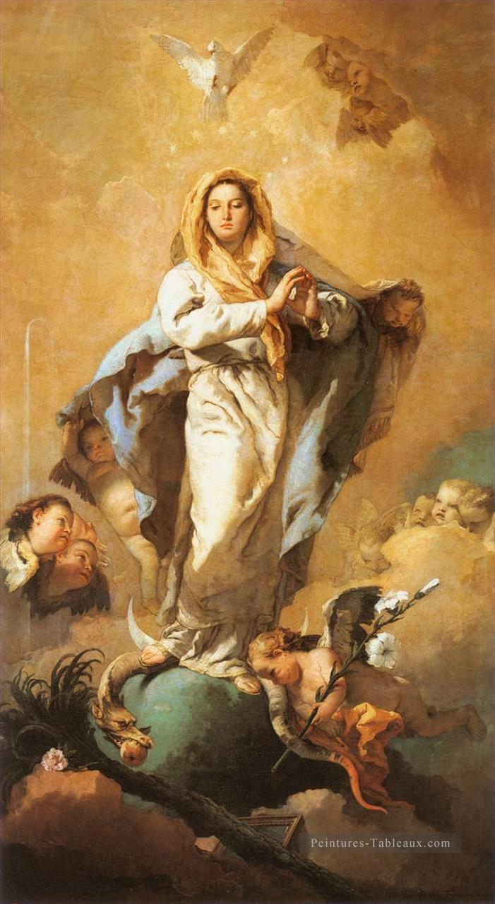 L’Immaculée Conception Giovanni Battista Tiepolo Peintures à l'huile